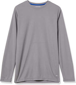 Camiseta de manga larga de doble capa en blanco con logotipo personalizado para deportes al aire libre, camiseta de manga larga de doble capa para hombre - Product Image 4