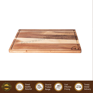 Tablas de Cortar y Picar de Madera de Acacia Sólida Hechas a Mano de la Mejor Calidad para Restaurantes, Cocinas y Uso Doméstico a Bajo Precio - Product Image 5