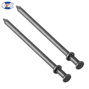 Chiodi in Acciaio a Doppia Testa HF, Personalizzabili da 6D a 16D, Zincati e Lucidati per Legno e Calcestruzzo, OEM e Imballaggio in Cartone - Product Image 4