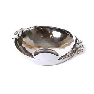 Bol à chocolat en métal design, bol à bonbons en acier inoxydable pour fruits secs, en-cas, décoration de la maison, hôtel - Product Image 1