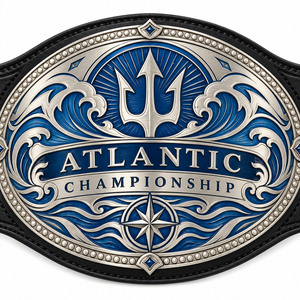 Cinturón de Metal Personalizado de 2.2m para Lucha Libre, Boxeo y MMA, Marca Tidal Crest Atlantic Championship TRX-WS047, Unisex, 50mm de Diámetro - Product Image 5