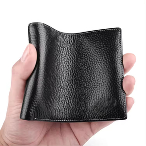 Custom Men's Best Quality Latest Style Men Genuine Leather <b>Wallet</b> <b>for</b> Sale / High Quality Wholesale Fashionable Leather <b>Wallet</b> - Product Image 4