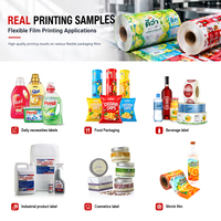 Machine d'impression flexographique à grande vitesse pour étiquettes de produits chimiques quotidiens, étiquettes cosmétiques, impression d'étiquettes autocollantes