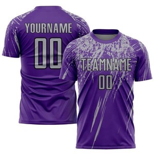 เสื้อฟุตบอล/เสื้อยืดพิมพ์ลายเรโทรแบบปรับแต่งได้ คุณภาพสูง คอกลม แขนสั้นสำหรับผู้ชาย โพลีเอสเตอร์ 100% ป้องกันรังสียูวี 2026-2027 - Product Image 2
