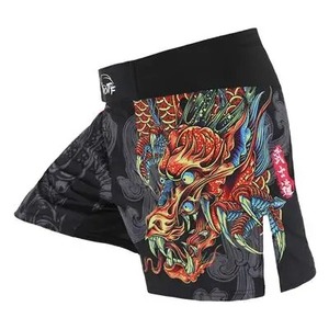 Custom Fight <b>Shorts</b> Sublimated Mma <b>Shorts</b> Elastic Waist Mma <b>Shorts</b> for Men MMA <b>Short</b> jiu jitsu kimono - Product Image 3