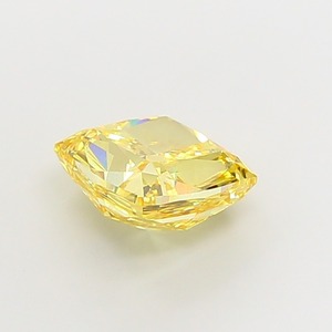 Cushion Cuadrado Amarillo Intenso de Lujo, Diamante de 4.08 Quilates, Claridad VVS2, Corte EX, Gema Suelta CVD Cultivada en Laboratorio, Joyería Brillante Amarilla - Product Image 3