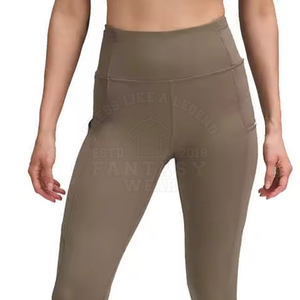 Women's Fitness Yoga <b>Leggings</b> Custom Sublimation Printing Mid Eco-Friendly Quick Dry Breathable <b>Flared</b> Leg Customizable High - Product Image 5