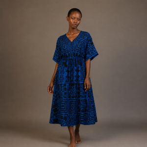 African <b>Wax</b> Print Fabric Ankara Cotton Traditional Tribal Dashiki Kitenge Dutch <b>Wax</b> Textile for Dresses Fashion Wholesale Export - Product Image 1