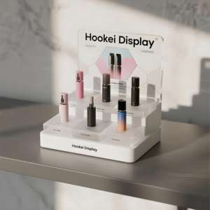 Soporte de exhibición de belleza de maquillaje de perfume de encimera de acrílico personalizado para exhibición de cosméticos al por menor - Product Image 6