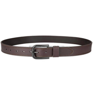 Wholesale Custom Logo High Quality Genuine <b>Leather</b> <b>Belts</b> for <b>Men</b> Adjustable Luxury Double Stitched Brown <b>leather</b> <b>Men's</b> <b>Belt</b> - Product Image 4