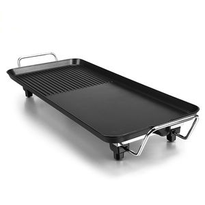 <b>BBQ</b> <b>Grill</b> & Griddle Table Pan Smokeless Household Cooking with Durable Metal Aluminum Griddles - Product Image 1