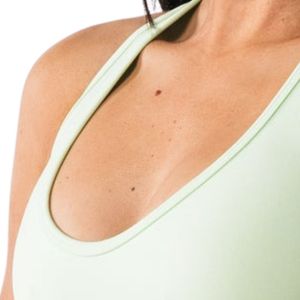 Sujetador deportivo Contour para mujer, color verde menta, transpirable, ligero, para entrenamiento, yoga, correr, ejercicio, fitness, ropa deportiva - Product Image 3