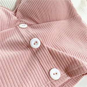 Wholesale Women Knitted Ribbed Short Tank <b>Top</b> Sleeveless Button Front Slim Fit Breathable Summer <b>Vest</b> - Product Image 2