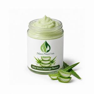Mantequilla de Masaje de Aloe Vera Natural de Natures Natural India, Humectante Corporal para Todo Tipo de Piel, Adultos - Product Image 4