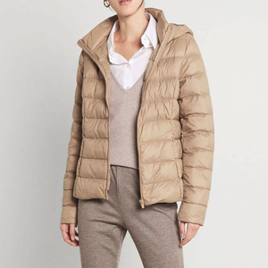 Chaqueta Acolchada de Invierno para Mujer, Forrada de Felpa, Cómoda, Suave, Transpirable, con Cierre de Cremallera, Secado Rápido, Color y Logotipo Personalizables, OEM - Product Image 3