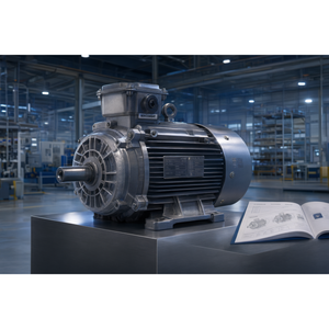Moteur électrique à commande au pied 1,5 CV 6 pôles 3 phases 1,1 kW 960 tr/min 380 V/220 V 50 Hz - Product Image 2