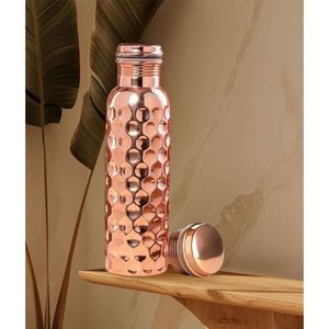 <b>Copper</b> Hydration <b>Bottle</b> for Gym Fitness Yoga Lifestyle <b>Drinking</b> <b>Bottle</b> for Healthy Daily Water Intake - Product Image 1