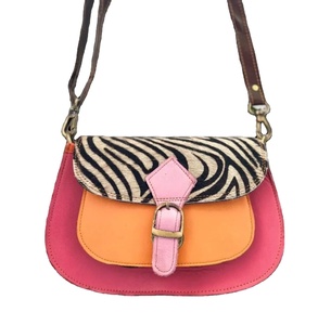 Sustainable Eco-Friendly Recycled Leather <b>Shoulder</b> <b>Sling</b> Bag for Women Handmade in India - Product Image 1