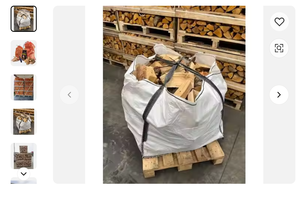 Bois de chauffage de haute qualité, 100% chêne séché, en bûches, en sacs, à vendre - Product Image 6
