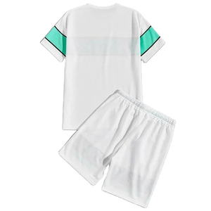 Ensemble de survêtement léger et décontracté pour homme, brodé, été, séchage rapide, t-shirts et shorts, course à pied, jogging, sport - Product Image 4