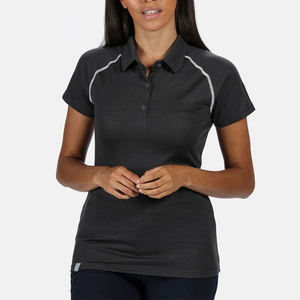 Camiseta polo al por mayor 100% poliéster personalizable para mujer, camisetas polo de golf bordadas personalizadas, camiseta polo de algodón para mujer - Product Image 2