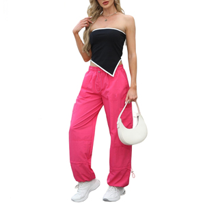 Top Corto sin Tirantes para el Verano, Estilo Casual y Sencillo para Vacaciones en la Playa, Top Tubo para Mujer, Estilo Urbano, Ajuste Moderno, OEM - Product Image 5