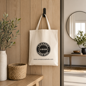 Sac fourre-tout en toile 100% coton avec logo personnalisé |   Sac de courses promotionnel réutilisable, écologique, durable et biodégradable pour - Product Image 3