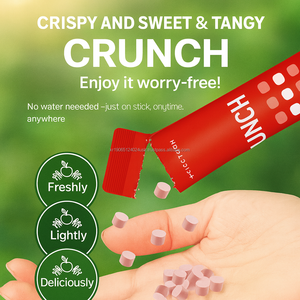 น้ำส้มสายชูแอปเปิ้ลไซเดอร์เคี้ยวนุ่มขนมน้ำตาลต่ำเพื่อสุขภาพรสชาติผลไม้ธรรมชาติ - Product Image 5