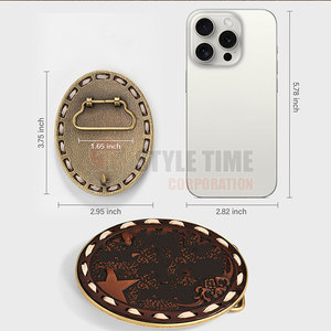 Hebilla de acero hecha a medida con forma única, superficie lisa y acabado detallado para accesorios de moda. - Product Image 6