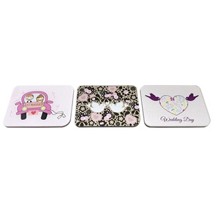 Rectangle Acrylic Magnetic <b>Sticker</b> Love Dove Pattern for <b>Wedding</b> Fridge Decoration - Product Image 5