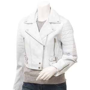 Chaqueta de Cuero para Mujer de Alta Calidad, Bajo MOQ, Venta Directa de Fábrica, Chaqueta de Cuero de Moda para Mujer en Tallas Grandes - Product Image 3