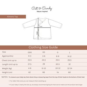 Haut kimono en bambou biologique de qualité supérieure avec fermeture à boutons - Balloon Pop - Product Image 5