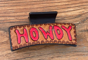 กิ๊บหนีบผมทำมือแบบตะวันตกที่หนีบผมหนังอุปกรณ์เสริมสำหรับผม - Product Image 4