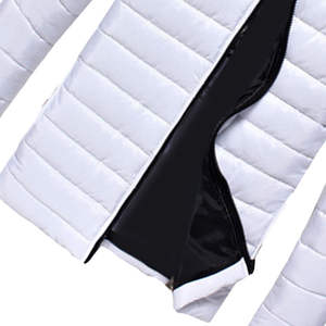 Veste matelassée pour homme à col montant, imperméable, parka d'hiver chaude et épaisse, manteau de ski rembourré, camouflage patchwork réversible - Product Image 3