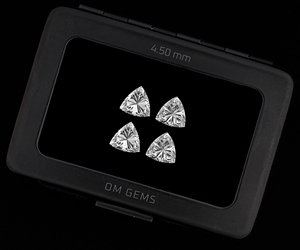 Diamant de laboratoire CVD de 4,5 mm taille trillion, en vrac, pour la fabrication de bijoux, diamant synthétique de haute qualité, approvisionnement en gros - Product Image 2