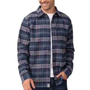 Hot Sale Heavyweight Cotton <b>Flannel</b> <b>Shirts</b> <b>Men</b> Custom Logo Turn Collar Custom Design Color Casual Breathable Quick Dry Autumn - Product Image 4