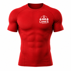 Custom <b>Men's</b> <b>Compression</b> Gym T-<b>Shirt</b> Quick Dry Fitness Workout Sportswear Bodybuilding Training Running Athletic Performance Tee - Product Image 1