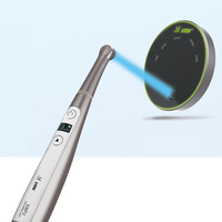 Lampe de Polymérisation Dentaire Électrique Sans Fil LED Moteur Endo 9 Modes 16:1 Angle Porte-Instruments Traitement Endodontique Bleu/Rouge/Noir/Violet