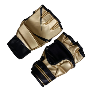 Guantes de Boxeo MMA de Cuero con Diseño Personalizado, Medios Dedos, Palma Abierta, para UFC, Artes Marciales, Muay Thai, Kickboxing, Protección UV - Product Image 2