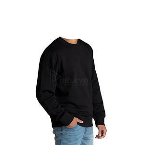 เสื้อสเวตเชิ้ตคอกลม แบรนด์ Blank ผ้าคอตตอนเทอร์รี่เนื้อหนา ทรงโอเวอร์ไซส์ สำหรับผู้ชายและผู้หญิง รับสกรีนลายตามสั่ง - Product Image 3