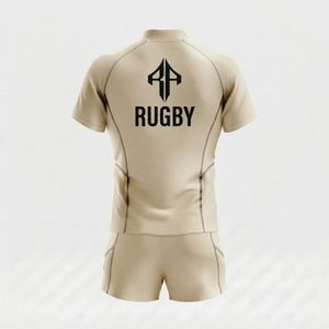 Uniforme de rugby imprimé par sublimation par RIVIAN ATLANTIC, maille respirante à manches courtes, 100% polyester, séchage rapide pour adultes - Product Image 3