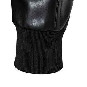 Chaqueta de cuero para hombre, nueva tendencia de moda, primavera y otoño, cuello alto, cómoda, ajustada, elegante, juvenil. - Product Image 2