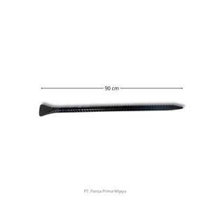 Barre de levier en acier robuste de haute qualité 90 cm |   Barre de levier pointue et plate forgée pour la construction et l'exploitation minière - Product Image 2