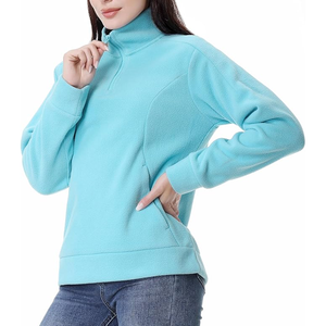 Venta al por mayor de logotipo personalizado de alta calidad de las mujeres en blanco con cremallera completa hasta logotipo personalizado de las mujeres nueva suelta de color sólido más terciopelo sudaderas con capucha de los hombres - Product Image 4