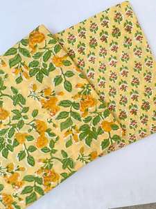 ผ้าฝ้ายพิมพ์ลายด้วยมือ 100% ผ้าลายสวยงามสำหรับตัดชุด ขายเป็นหลา ราคาโรงงานจากผู้ผลิต - Product Image 2