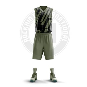 ชุดยูนิฟอร์มบาสเกตบอลมืออาชีพ ผลิตจากวัสดุโพลีเอสเตอร์ ระบายอากาศได้ดี สัมผัสนุ่ม ทนทาน เหมาะสำหรับการฝึกซ้อมและการแข่งขันของทีม - Product Image 1