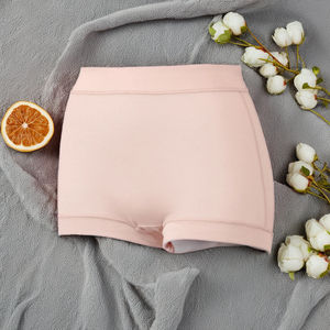 Bragas cortas de algodón orgánico para mujer, de tiro medio, transpirables, ecológicas, cómodas, sostenibles, lencería femenina - Product Image 1