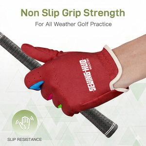 Gants de golf de qualité supérieure pour une adhérence respirante en cuir, adaptés à toutes les conditions météorologiques, à prix abordable. - Product Image 4