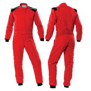 Traje de Carreras de Karting Color Rojo, Impermeable, Transpirable, Talla Grande, Ropa Deportiva Unisex para Motociclismo y Automovilismo - Product Image 5