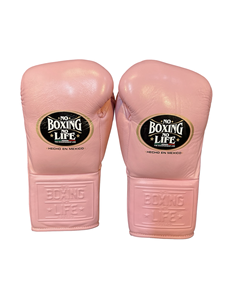 Guantes de Boxeo Rojos No Boxing No Life, Guantes de Boxeo de Encaje de la Mejor Calidad para Entrenamiento Profesional, Estilo Mexicano, Guantes de Boxeo Personalizados - Product Image 4